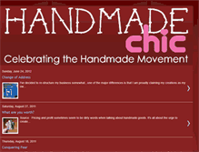 Tablet Screenshot of handmadechic.blogspot.com