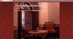 Desktop Screenshot of evelyninmorocco.blogspot.com