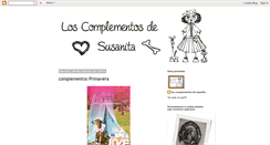 Desktop Screenshot of loscomplementosdesusanita.blogspot.com