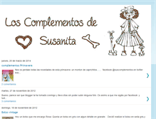 Tablet Screenshot of loscomplementosdesusanita.blogspot.com