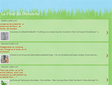 Tablet Screenshot of lafleurdudimanche.blogspot.com