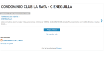 Tablet Screenshot of condominiolaraya.blogspot.com