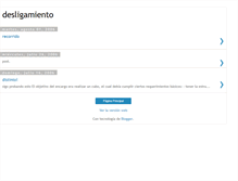 Tablet Screenshot of desligamiento.blogspot.com