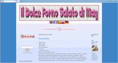 Desktop Screenshot of ildolcefornosalatodimay.blogspot.com