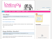 Tablet Screenshot of lovenjoyphotography.blogspot.com