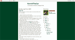 Desktop Screenshot of kermitthecar.blogspot.com