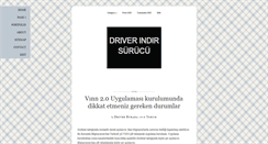 Desktop Screenshot of driver-indir-surucu.blogspot.com