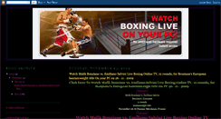 Desktop Screenshot of boxingonlinelivetv.blogspot.com