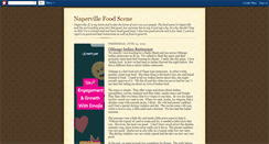 Desktop Screenshot of napervillefoodscene.blogspot.com