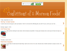 Tablet Screenshot of mormonfoodie.blogspot.com