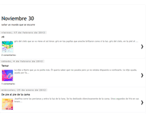 Tablet Screenshot of noviembre30.blogspot.com