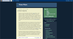 Desktop Screenshot of 3pillars.blogspot.com