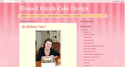 Desktop Screenshot of blessedhandscakedesign.blogspot.com