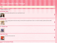 Tablet Screenshot of blessedhandscakedesign.blogspot.com