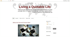 Desktop Screenshot of livingaquotablelife.blogspot.com