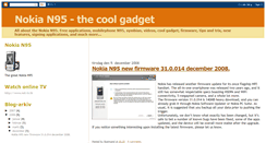 Desktop Screenshot of n95gadget.blogspot.com