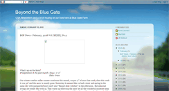 Desktop Screenshot of beyondthebluegate.blogspot.com