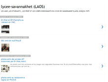 Tablet Screenshot of lycee-savannakhet.blogspot.com