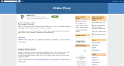 Desktop Screenshot of otakupinoy.blogspot.com