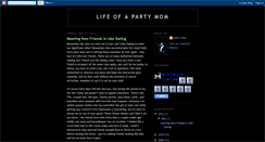 Desktop Screenshot of lifeofapartymom.blogspot.com