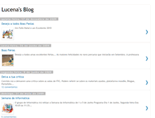 Tablet Screenshot of lucenasblog.blogspot.com