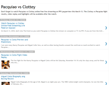 Tablet Screenshot of pacquiaofightonline.blogspot.com