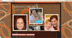 Desktop Screenshot of leukemiaandlaffytaffy.blogspot.com