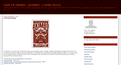 Desktop Screenshot of livetocrush.blogspot.com
