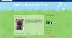 Desktop Screenshot of endingonagracenote.blogspot.com
