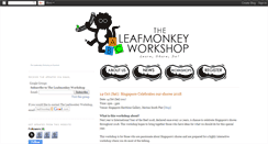 Desktop Screenshot of leafmonkeyworkshop.blogspot.com