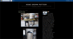 Desktop Screenshot of homegrownpottery.blogspot.com