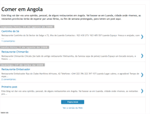 Tablet Screenshot of comeremangola.blogspot.com