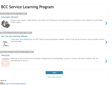 Tablet Screenshot of bccservicelearningprogram.blogspot.com