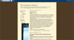 Desktop Screenshot of goodnesscollective.blogspot.com