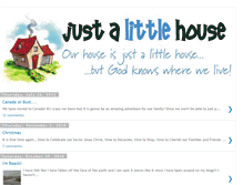 Tablet Screenshot of justalittlehouse.blogspot.com