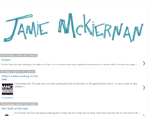 Tablet Screenshot of jamiemckiernan.blogspot.com