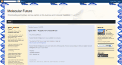 Desktop Screenshot of molecularfuture.blogspot.com