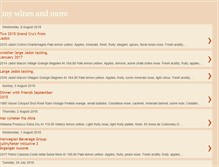 Tablet Screenshot of mywinesandmore.blogspot.com