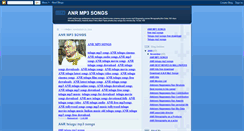 Desktop Screenshot of anrmp3songs.blogspot.com