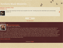 Tablet Screenshot of newberrymusic.blogspot.com