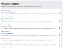 Tablet Screenshot of affiliateprograms.blogspot.com