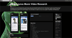 Desktop Screenshot of mediasaurus-musicvideoresearch.blogspot.com