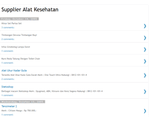 Tablet Screenshot of alat-kesehatan.blogspot.com