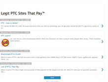 Tablet Screenshot of legit-ptc-site.blogspot.com