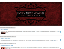 Tablet Screenshot of everylittlemomentphoto.blogspot.com
