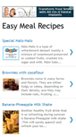 Mobile Screenshot of easymealrecipes.blogspot.com