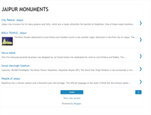 Tablet Screenshot of jaipurmonuments.blogspot.com