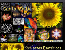 Tablet Screenshot of camisetascantomistico.blogspot.com