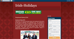 Desktop Screenshot of irish-holidays.blogspot.com