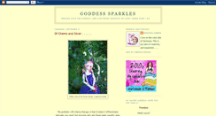 Desktop Screenshot of goddess-sparkles.blogspot.com